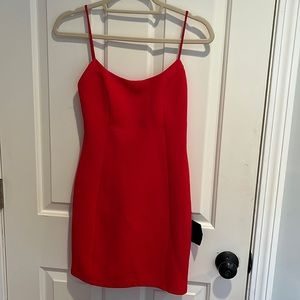 Beautiful bright red Lulu’s dress